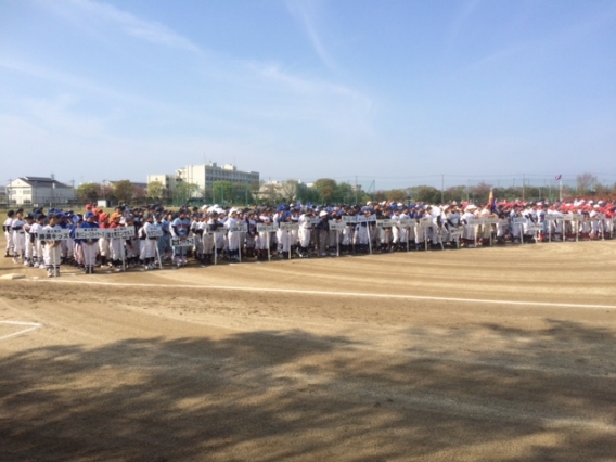 みずほ台年少軟式野球大会　開会式